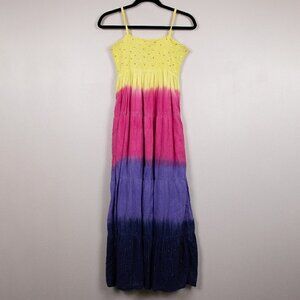 Justice rainbow maxi dress-16